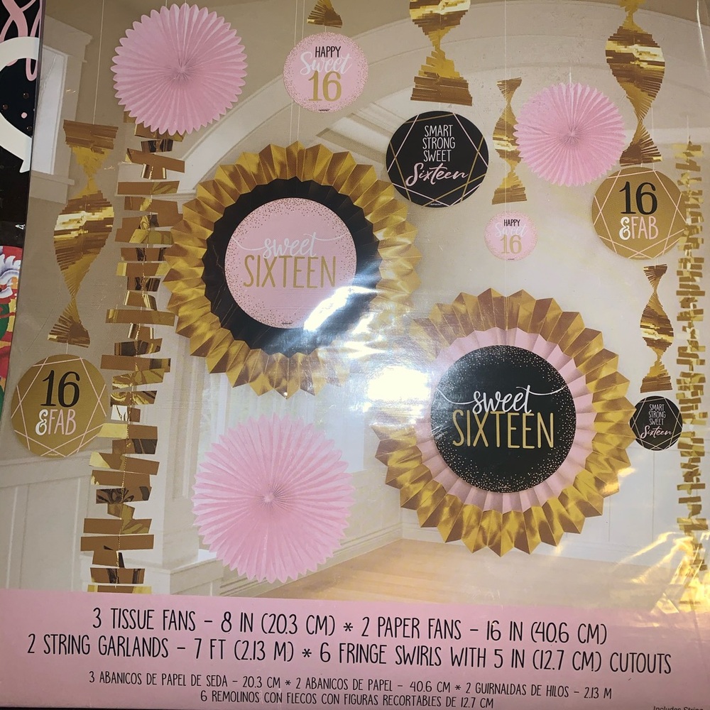 Sweet 16 Party 🎉 decorations